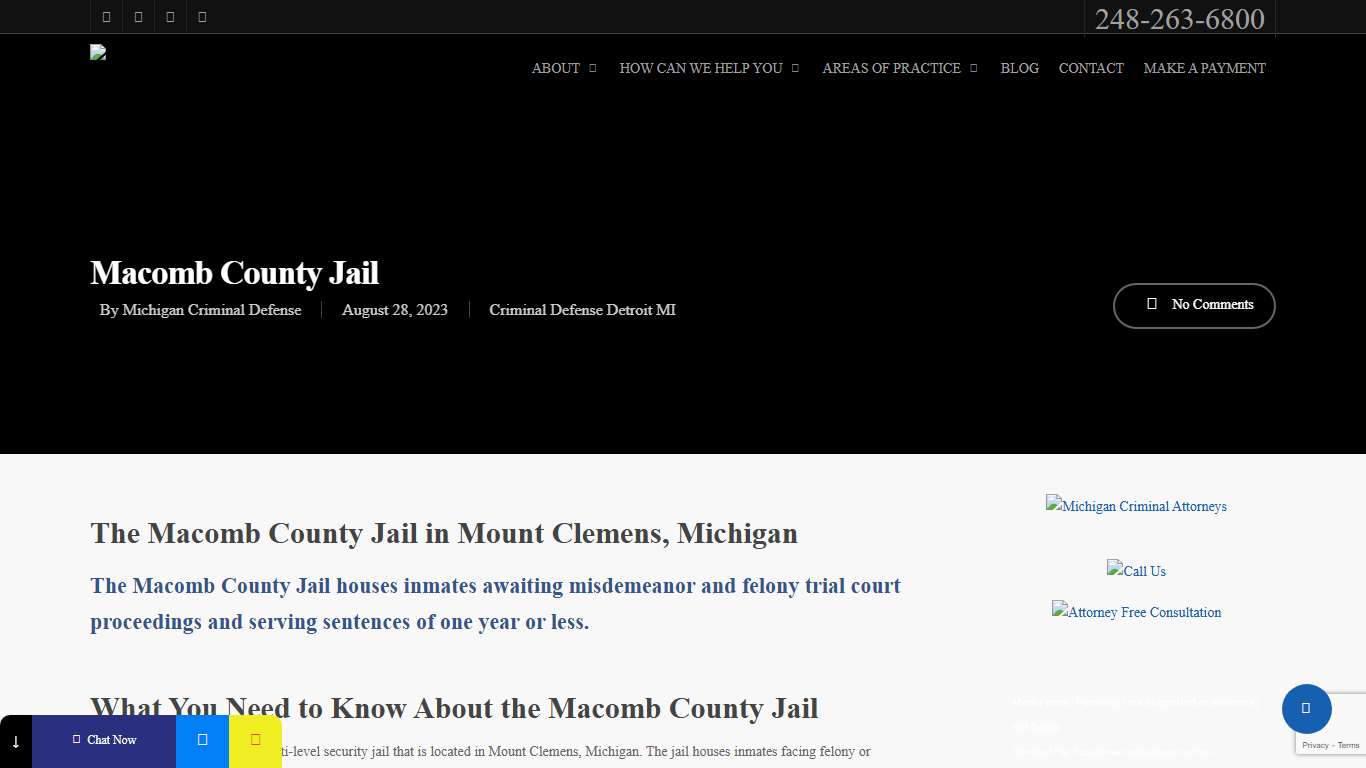 Macomb County Jail (What You Need to Know)